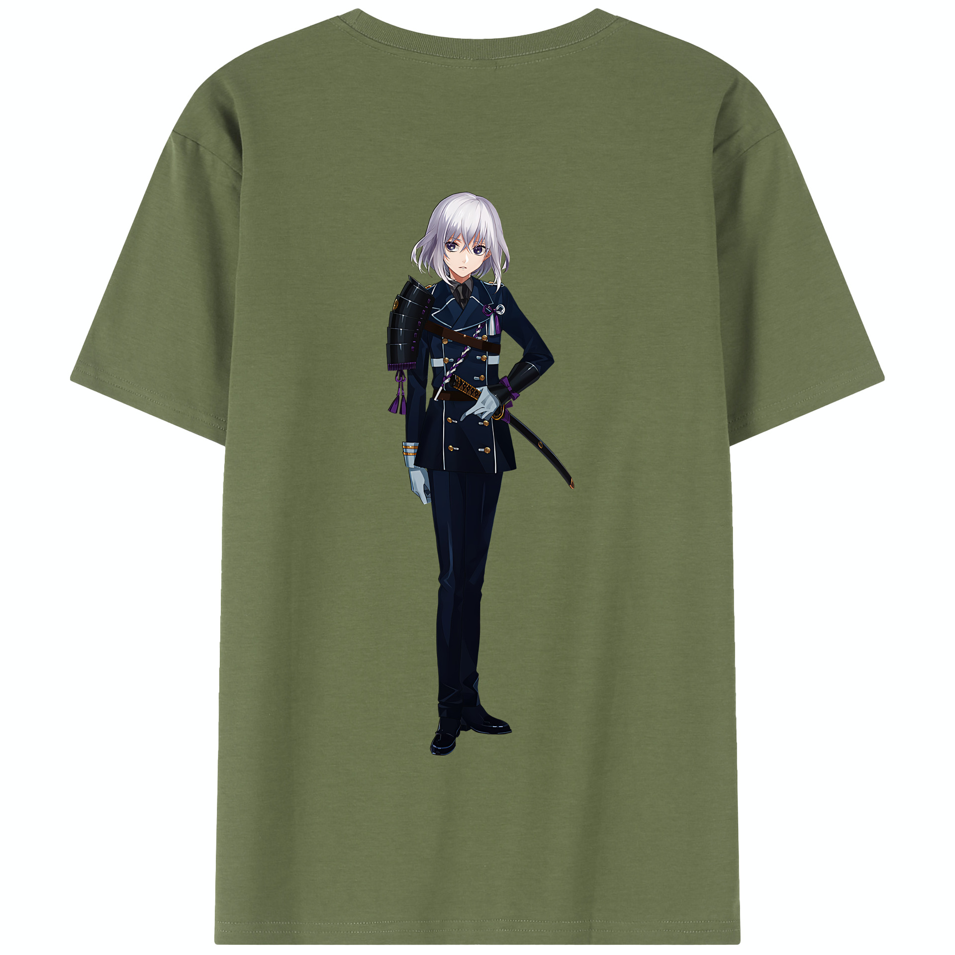 （画像用） 刀剣乱舞 Touken Ranbu 綿100％半袖Tシャツ（背面プリント）
